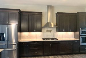 stainless over hood stove